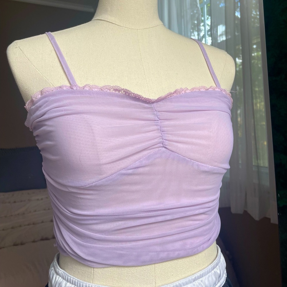 Purple going out top